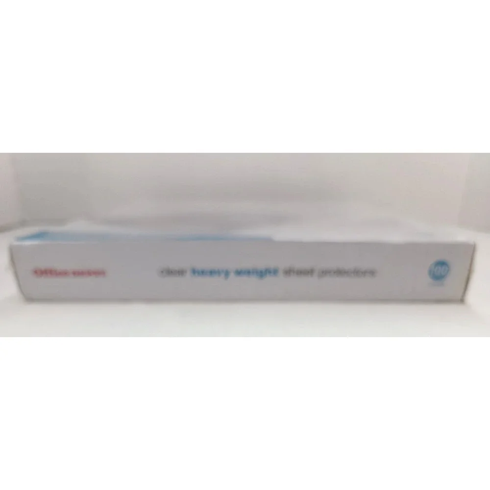 Office Depot Clear Heavy Weight Sheet Protectors 100 count 8 1/2